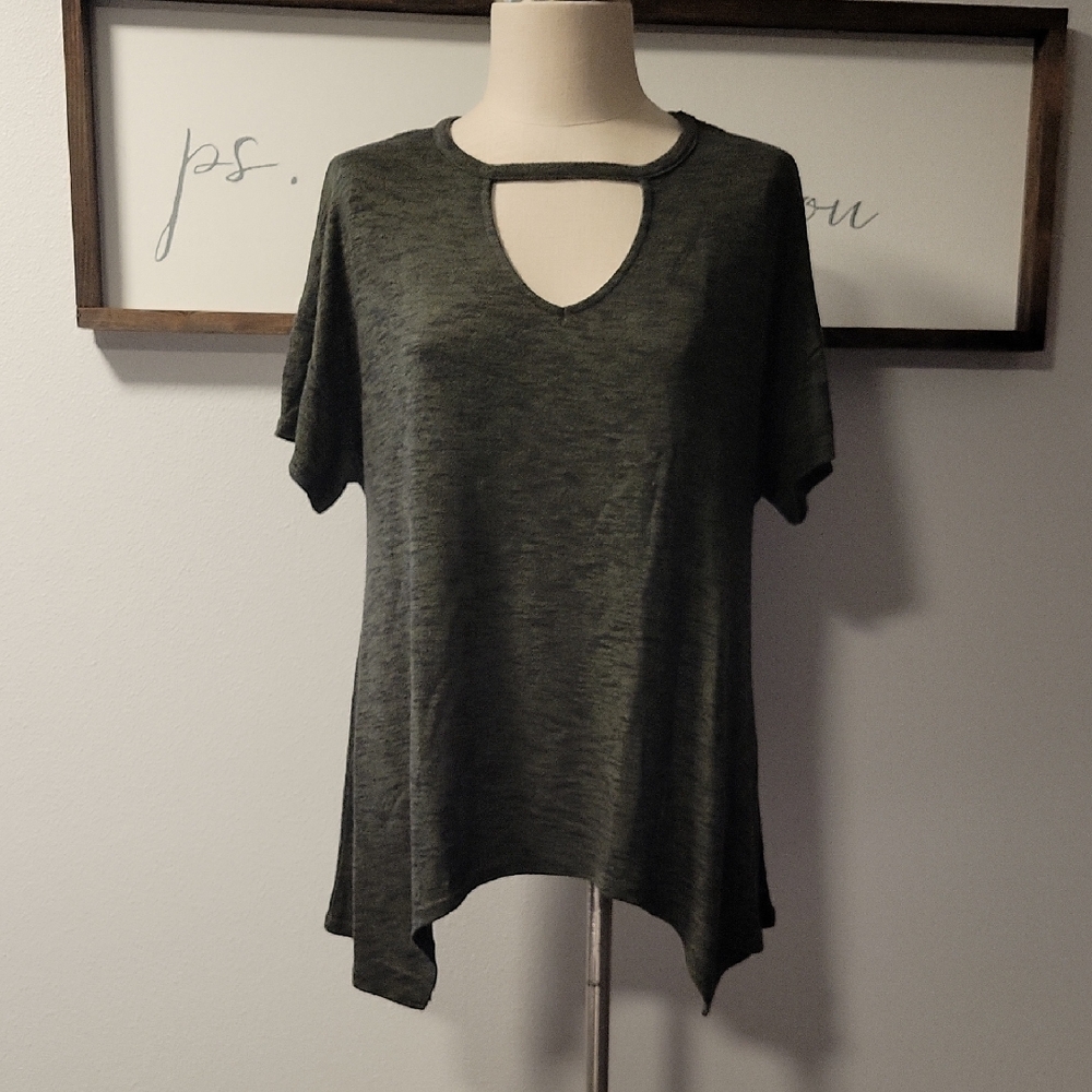 Juicy Couture Oversized Top with Keyhole Design